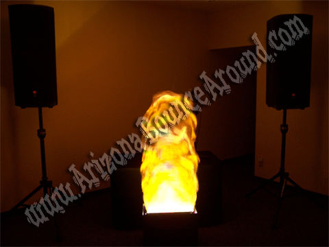 The large fake flame rental Colorado