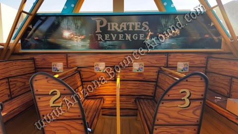 Rent a full size pirate ship for a pool party or a mobile pirate