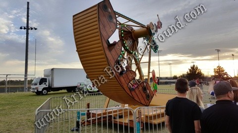 Rent a full size pirate ship for a pool party or a mobile pirate