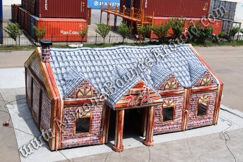 Inflatable Log Cabin Rentals Santas Workshop Rental Holiday