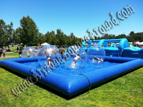 Water walking ball rental Denver, Colorado